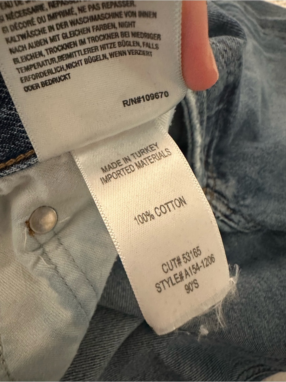 Agolde 90’s Pinch Waist Hi-Rise in stage Blue size 27 - Picture 5 of 5